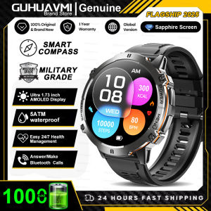New Military T-REX3 GPS Track Smart Watch Men 1000mAh Large Battery 10ATM Waterproof HD Bluetooth Call Outdoor Sports Smartwatch