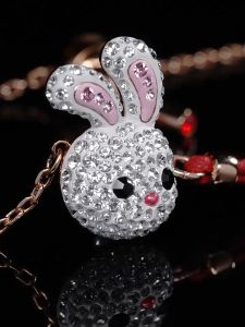 💖Swarovski💖Zodiac Rabbit diamond bracelet S925 sterling silver womens fashion bracelet hypoallergenic and non-allergenic Valentines Day gift birthday gift for girlfriend and bestie