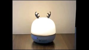 Deer Projector Night Light With BT Speaker Sky Star Rotate LED Lamp Colorful