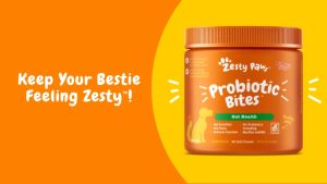 Viên Bổ Vitamin Cho Chó Zesty Paws Probiotics Bites Cải Thiện Đường Ruột Hệ Tiêu Hóa Tăng Khả Năng Miễn Dịch
