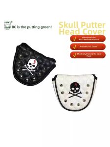 B·C·GOLF | Waterproof and Wear-Resistant Skull Logo Golf Putter Cover