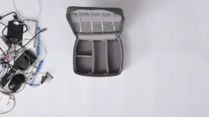 Waterproof Data Cables Storage Bag Electronics Case Portable USB Data Line Charger Plug Zip Pouch Travel Organizer