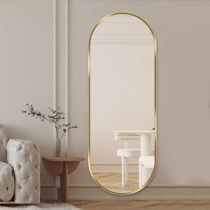 SAMEDREAM | Luxurious Wall-Mounted Oval Dressing Mirror