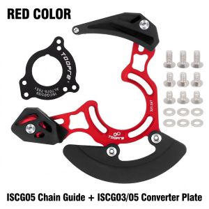 TOOPRE Bicycle Single Disc Chain Guide Ultralight High Strength MTB Bike Chain Guide ISCG03/05 BB Mount for 32T~38T Chainring