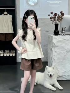 SHANGLEXIONG | Bộ Đồ Nữ Thời Trang Mùa Hè Nhẹ Nhàng