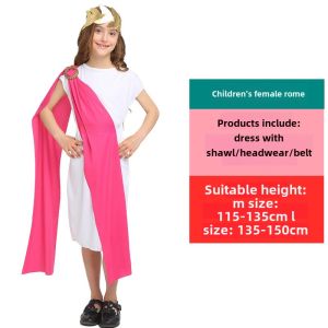 Halloween Performance and Show Costume Ancient Greek Zeus Kids Ancient Rome Princess Prince Costume Greek Wise Man Costume