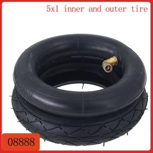 High quality 5X1 rubber inflatable tire inner tube outer tire suitable for scooter wheels childrens wheels skating 5-inch tires