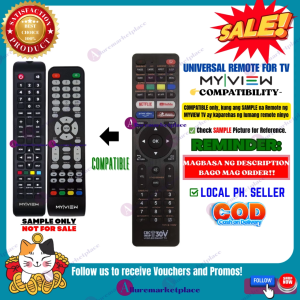 MYVIEW TV Remote Ready to Use Universal [**Mag Basa B4 Umorder**] MYVIEW LED TV Remote MYVIEW LCD REMOTE alluremarketplace2ND