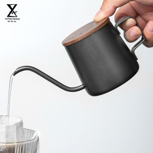 Mini Hanging Ear Coffee Pot 304 Stainless Steel 250ml Share Pot Home Use Small Hand-Poured Pot Long Mouth Water Pot Equipment