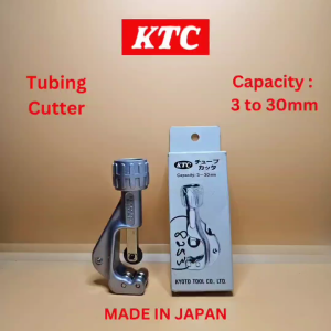 Ready Stock in SG. KTC tubing cutter 3 - 30 mm. Can cut cuts mild steel copper brass aluminum and plastic tube. MADE IN JAPAN