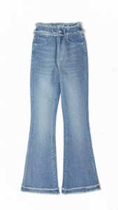 Jeans Celana Jeans Cutbray Wanita Denim Jeans Cutbray Wanita Biru Retro Highwaist Import