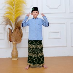 SARUNG INSTAN MOTIF BATIK / SARUNG INSTAN ANAK LAKI LAKI MODEL ROK / SARUNG ANAK DG KARET PINGGANG / SARUNG SHOLAT / SARUNG BATIK
