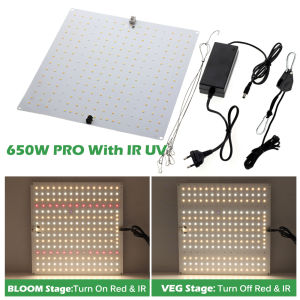 LED Grow Light 650W/850W/1200W/1500W LM281B Full Spectrum ไฟปลุกต้นไม้ ไฟช่วยต้นไม้โต สำหรับดอกไม้เรือนกระจกปลูกพืช การเจริญเติมโตแบบ 24 ชม