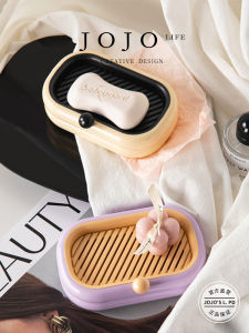 Hộp Đựng Xà Phòng Treo Tường Cao Cấp JOJOS L. PD. Hộp Đựng Xà Phòng Bằng Nhựa Mạ Chrome Tráng Men Không Đục Lỗ Cho Phòng Tắm