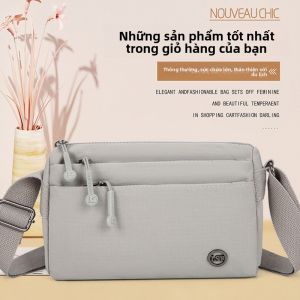 Túi Đeo Chéo Nylon Chống Thấm Nước Thời Trang Mới Cho Nữ Túi Đeo Vai Đơn Thời Trang Đơn Giản Túi Đeo Chéo Thường Ngày Đa Năng