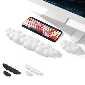 Đệm Kê Cổ Tay Bằng Mút Hoạt Tính Hình Đám Mây Chất Liệu Da PU Mềm Mại Chống Trơn Trượt Dành Cho Máy Tính Để Bàn Văn Phòng Chơi Game Hỗ Trợ Chuột Đệm Êm Ái