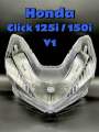 HONDA Click V1 (125i/150i) Old Version HeadLight Lens High Quality Lens Cover For Click Version 1 ONLY. 