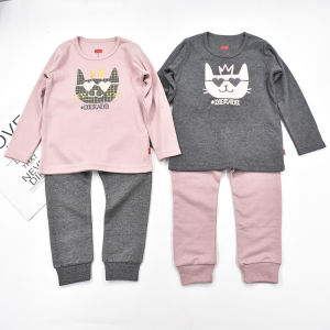 Bộ Quần Áo Dài Tay Cotton Thoải Mái Cho Trẻ Em Mùa Xuân Thu Bộ Quần Áo Trẻ Em Trai Gái 2-6 Tuổi Mặc Thường Ngày