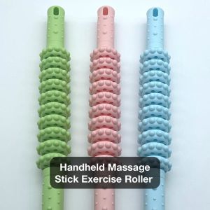 1pcs Handheld Massage Stick Exercise Roller Manual Whole Body Massage Reduce Muscle Soreness Pounded