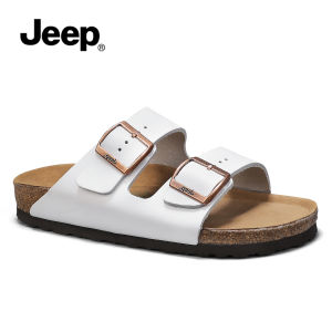 Jeep | Winter Outdoor Slip-On Thick Sole Leather Sandals