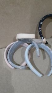 KAMINO BANDO BUSA 3 CM MOTIF LOVE HATI DENGAN TAG LEBAR / BANDANA 3CM / HEADBAND ANAK DAN DEWASA PEREMPUAN