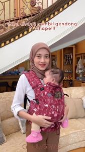 LEVANA Carrier CuddleMe Gendongan Bayi Anak Cuddle me Levana Motif Levana Polos 0 - 2 tahun Gendongan ransel SSC gendongan depan aman