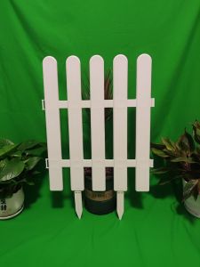 Barricade Rào Chắn Bằng Nhựa Trắng PVC Cho Sân Vườn Rau Ngoài Trời Trong Nhà Cắm Cắm Rào Chắn Nhỏ Sân Vườn