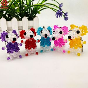 Beaded Mouse Keychain Pendant: A Customizable Zodiac Rat Design