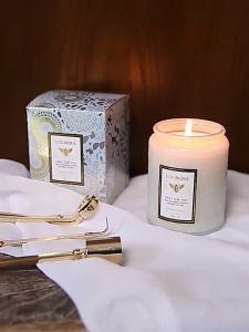 200g Soy Scented candles for souvenir for home gift for romantic for lamp warmer Christmas weddingbirthday party incense sleep smokeless scented candle home hotel birthday wedding decoration candle jar romantic fragrance Creative container handmade
