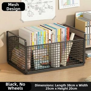 MINGZHIYIFAN | Portable Rolling Toy Storage Basket for Stuffed Toys and Books