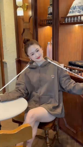 Áo khoác nỉ hoodie Zip thêu gấu nam nữ nón 2 lớp thời trang hàng loại 1 cao cấp ms- 134