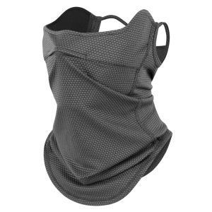 Ear Hook Neck Gaiter Face Mask Breathable Quick Dry Cycling Motorcycle Riding Mask Sun Protection Outdoor Sports Hiking Fishing