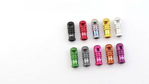 Aluminum Alloy Presta Valve Cap Bicycle Tire Air Nozzle Dust Cover Core Remover Tool CNC Lightweight Anti Rust Cycling Accessory