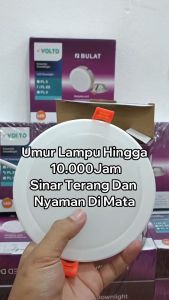 Lampu Downlight Panel Led 6w 9w 12w 15w 20w 12 Watt 15 Watt 20 Watt Cahaya Putih Kuning Bulat