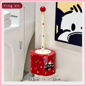 Hộp Cọ Tẩy Rửa Bồn Cầu Kèm Đế Đựng – Thiết Kế Dễ Thương Chắc Chắn