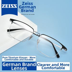 OURNOR | Prescription-Ready Pure Titanium Imperial Brow Glasses Frames