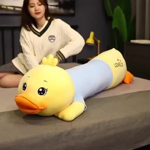 LZD  Gối Tựa Lưng Vịt Đáng Yêu Đồ Chơi Sang Trọng Gối Ôm Ngủ Vịt Nhỏ Màu Vàng Búp Bê Búp Bê Trên Giường Quà Sinh Nhật