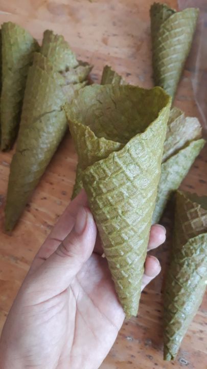 Bịch 5 cái bánh ốc quế Matcha ăn kem | Lazada.vn