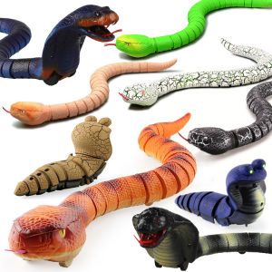Infrared Remote Control Electric Cobra Simulation Snakes Induction RC Snake Naja Cobra Viper Trick Animal Toy Halloween Props