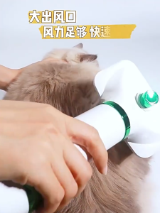 2 In 1 Adjustable Pet Hair Dryer Electric Pet Grooming Portable Cat Dog Comb Brush