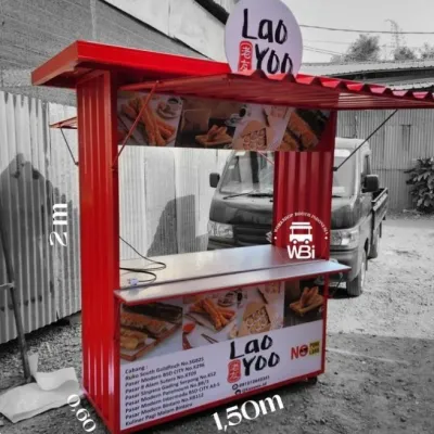 gerobak kontainer kekinian