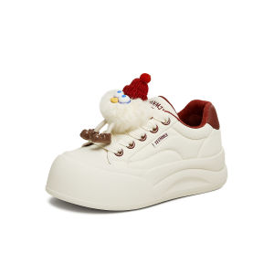 Teenmix Womens Casual Shoes Sporty Thick Bottom Big Eye Monster Bread Loafers round Toe Rubber Outsole Spring New Style