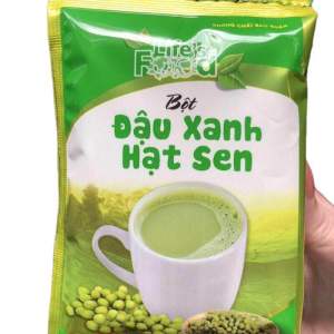 Bột Đậu Xanh Hạt Sen túi 300g thơm mát tiện lợi