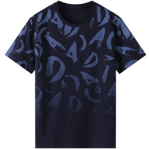 เสื้อยืดคอกลมแขนสั้นผู้ชาย ฤดูร้อน 2024 สไตล์ใหม่ ทรงหลวม นุ่มสบาย เทรนด์ใหม่ เสื้อผ้าทำงาน สวมใส่สบาย