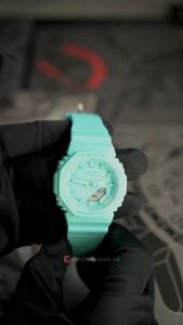 Jam Tangan Wanita Casio G-Shock GMA-P2100-2A Green Dial Green Resin Band
