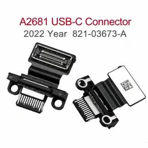 Cổng Sạc USB-C Jack Nguồn DC Linh Kiện Sửa Chữa Laptop MacBook Air Retina 13.6 Inch M2 A2681 Mã 821-03673-A