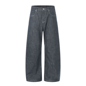 Quần Jeans American Vintage Chân Rộng Đã Xử Lý Màu Paris Khóa Nổi Đèn Phản Quang