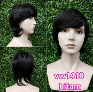 wig rambut pria model Korean style