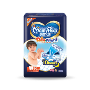 MamyPoko Day and Night Pants Baby Diapers Large 50