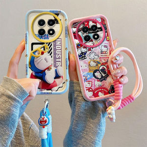 Cute Phone Case Realme 13+ Realme13+ Realme 13 + Plus 5G New Fashion Cartoon Doraemon Hello Kitty Luffy Pikachu Spider-Man Sauron Soft Casing with Lanyard 2025